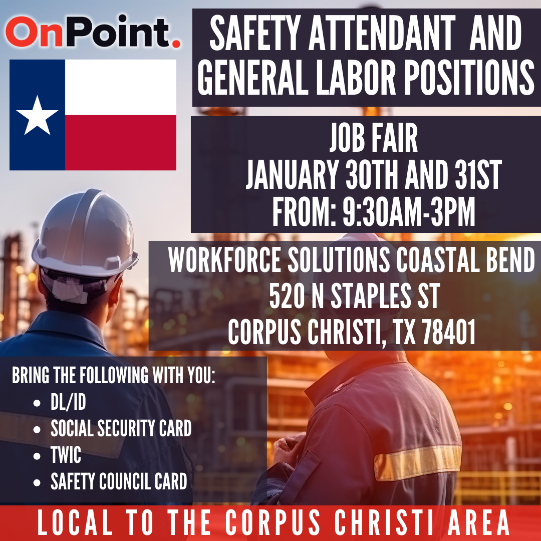 On Point Job Fair flyer