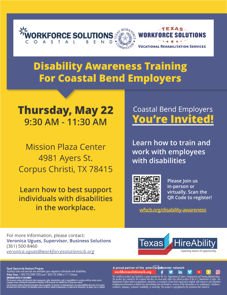 Employer Disability Awareness Training Flyer 2025 Employer Disability Awareness Training Flyer 2025
