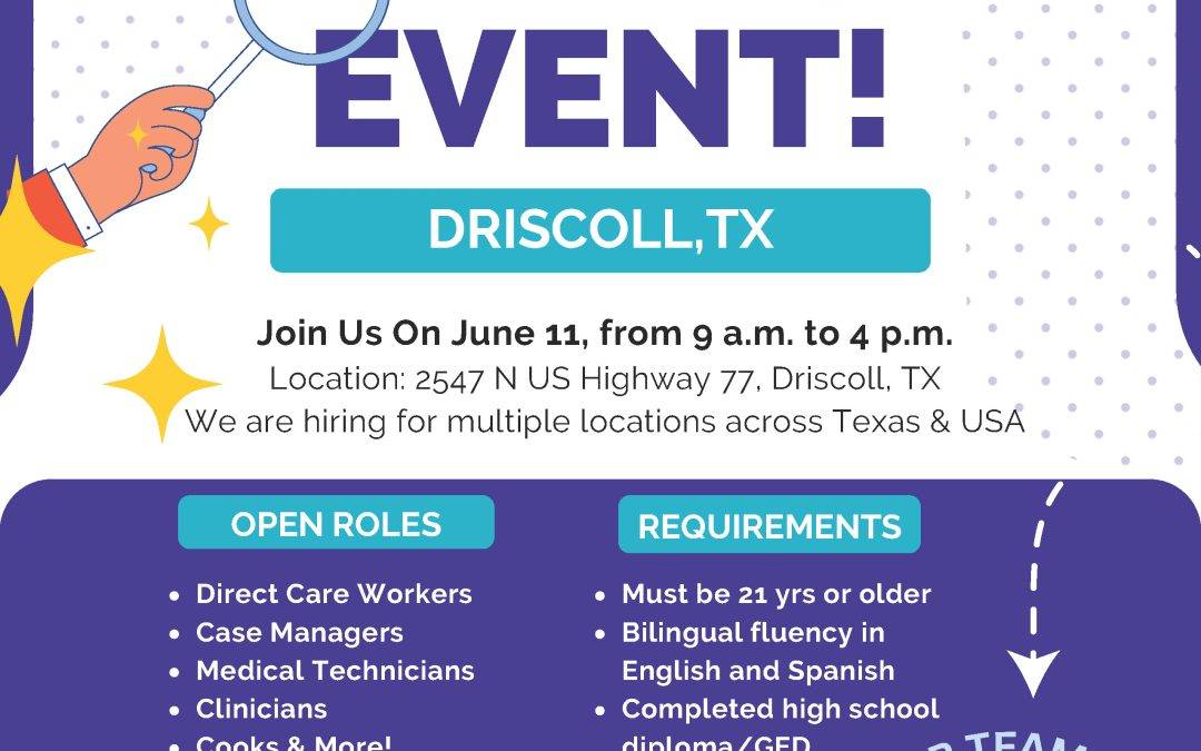 Compass Connections – Driscoll, TX Hiring Event