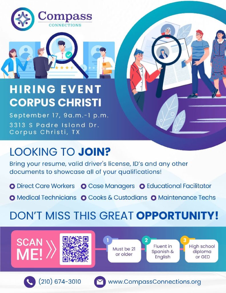 Compass Connections Job Fair September 17 Flyer
