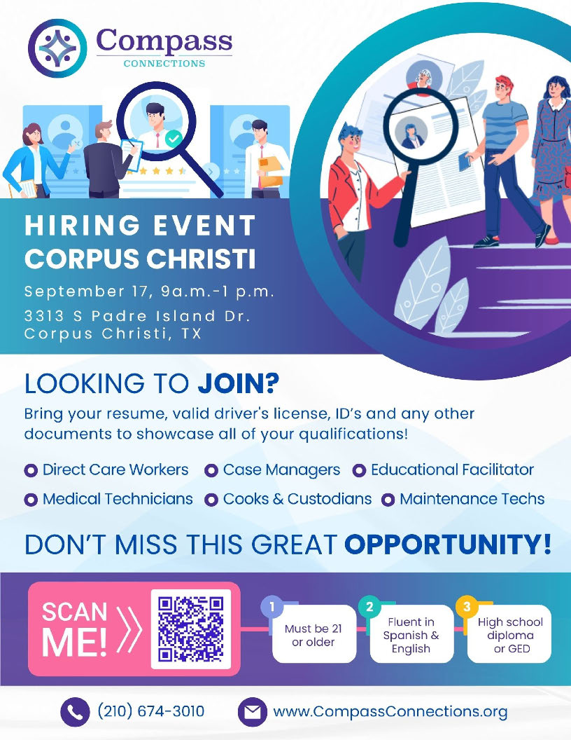 Compass Connections Job Fair September 17 Flyer