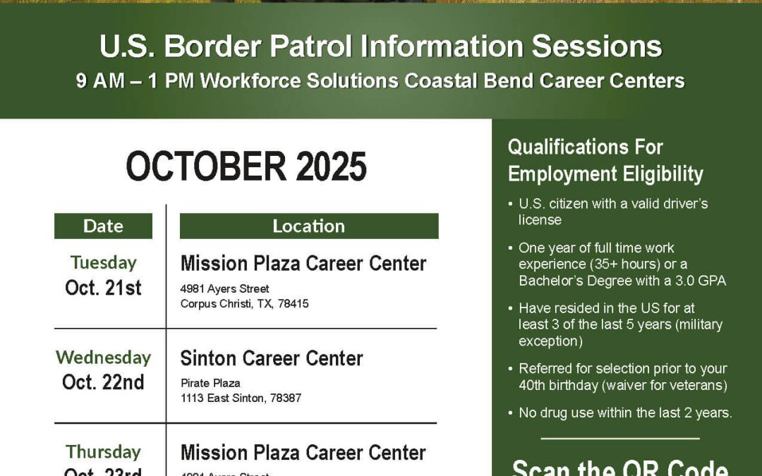 US Border Patrol Information Sessions – Corpus Christi
