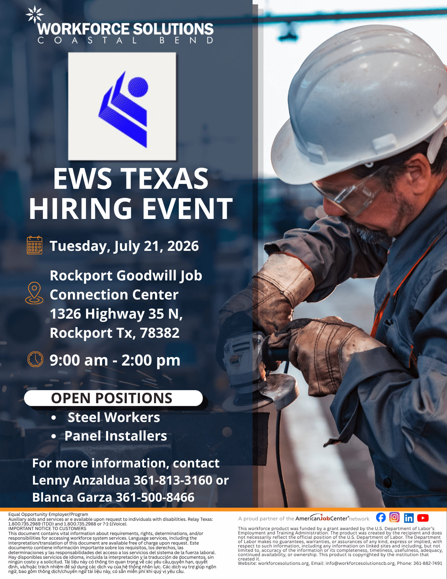 EWS Texas Hiring Event 2026